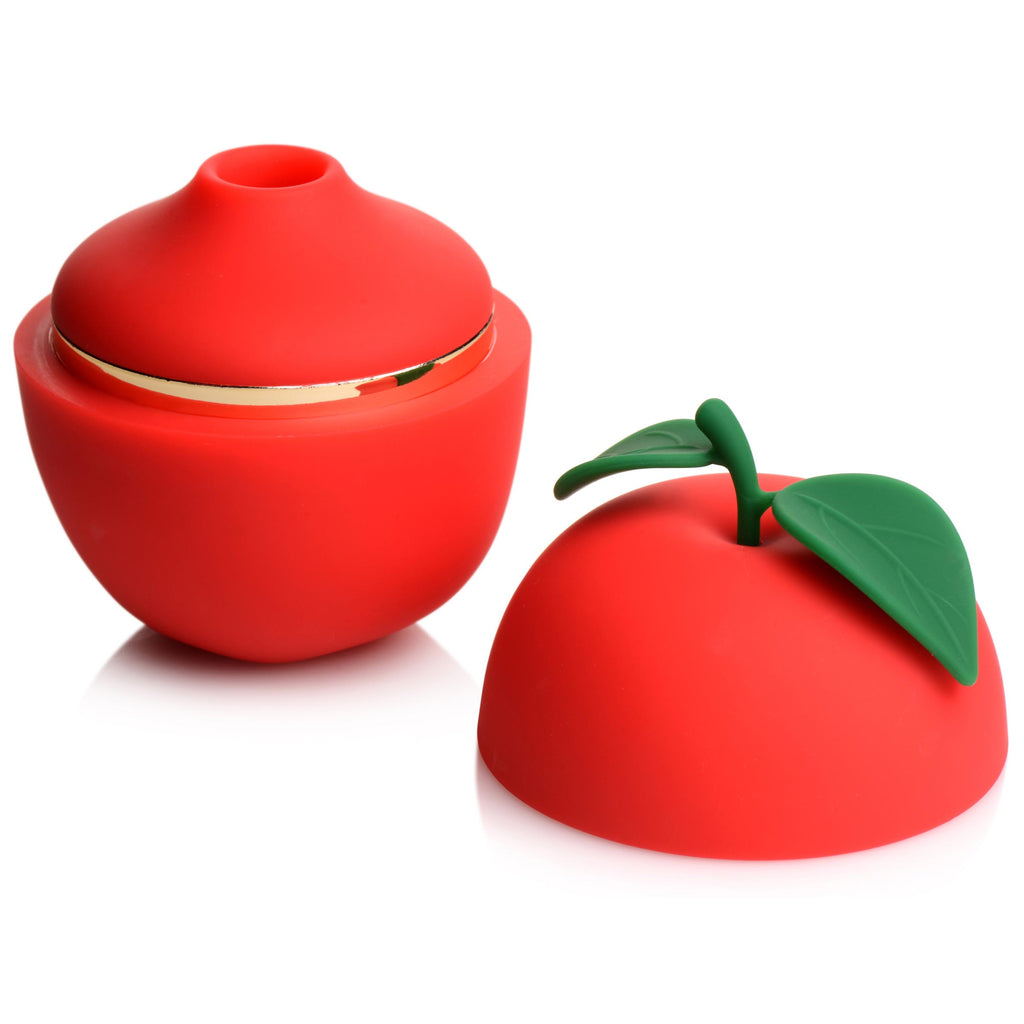 Shegasm 6X Forbidden Apple Silicone Clit Stimulator Red