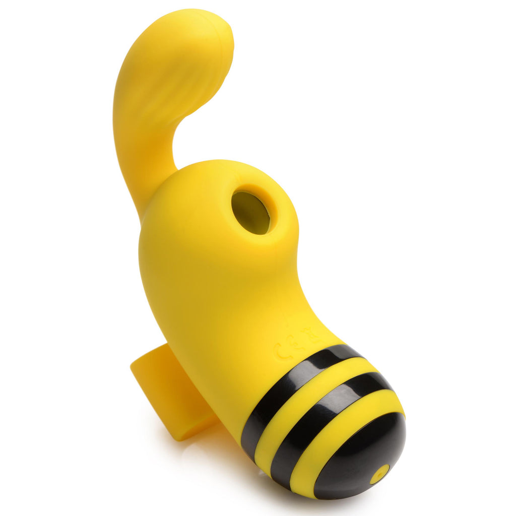 Shegasm Sucky Bee Clitoral Stimulating Finger Vibe Yellow