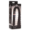 Master Series 9X Vibrating Silicone Dildo Flogger Black