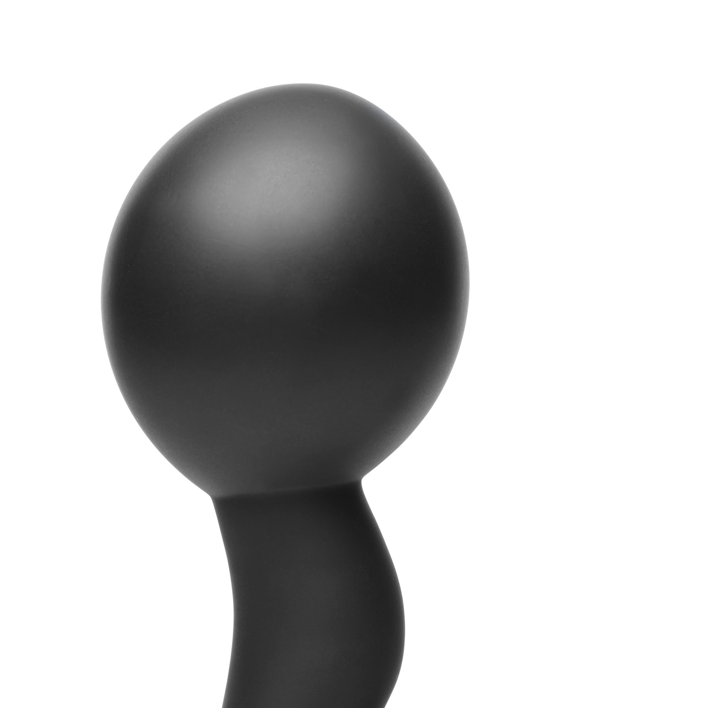 Swell 10X Inflatable and Vibrating Prostate Plug with Cock and Ball Ring Black