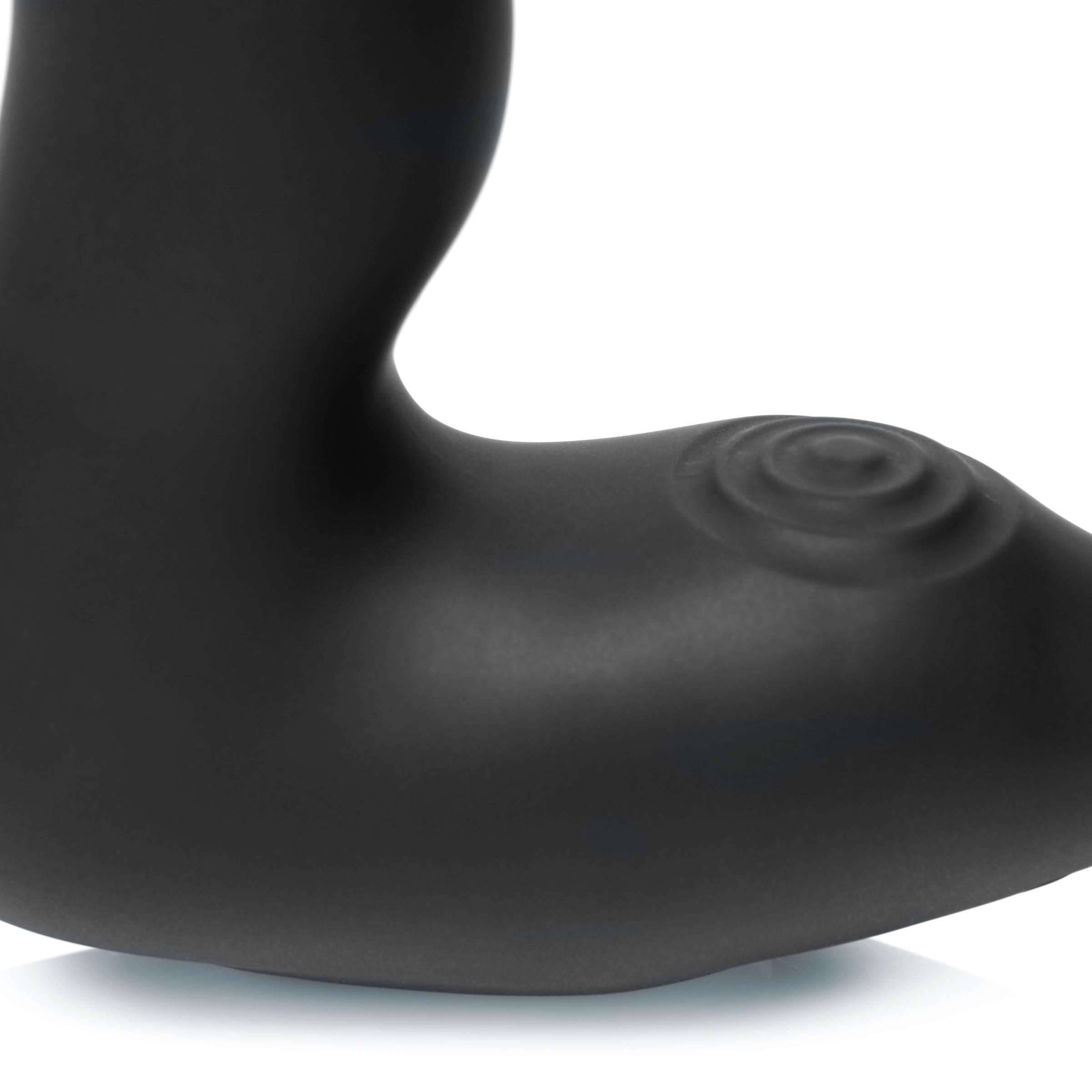 Swell 10X Inflatable and Vibrating Prostate Plug with Cock and Ball Ring Black