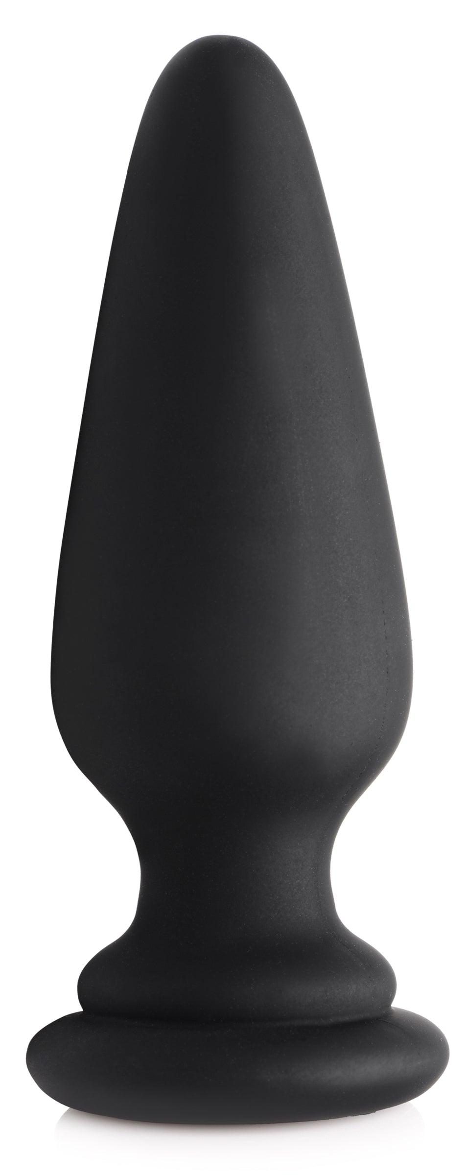 Tailz Small Anal Plug with Interchangeable Fox Tail - Black and White White