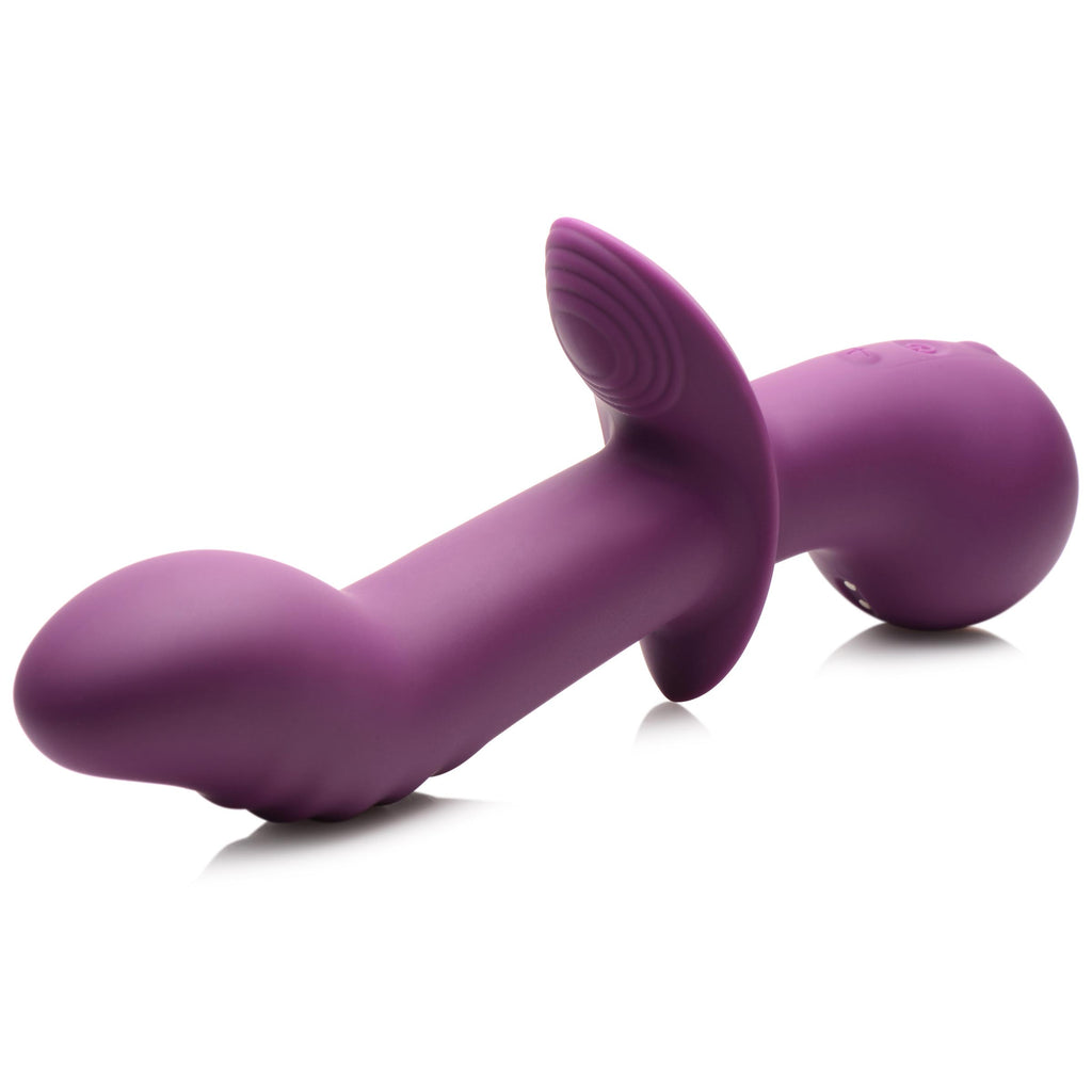 Rumblers 10X G-Spot Silicone Vibrator Purple