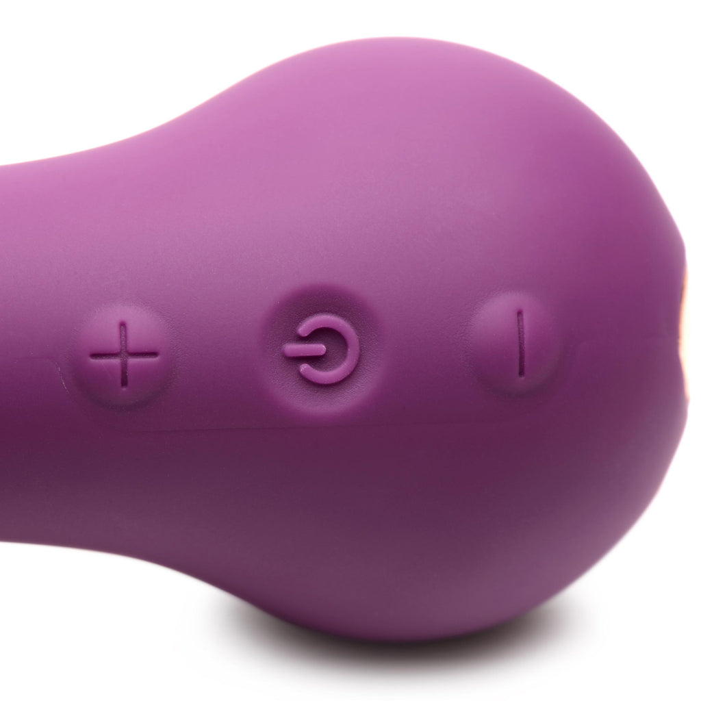 Rumblers 10X G-Spot Silicone Vibrator Purple