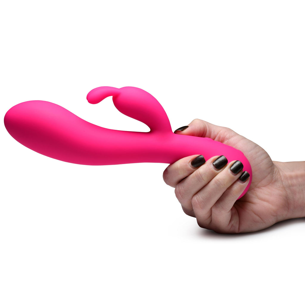 Rumblers 10X Rabbit Silicone Vibrator Pink