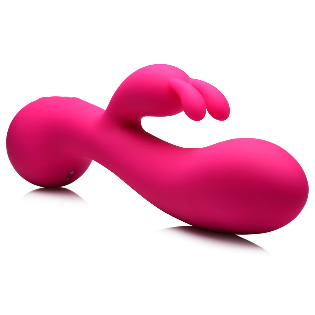 Rumblers 10X Rabbit Silicone Vibrator Pink