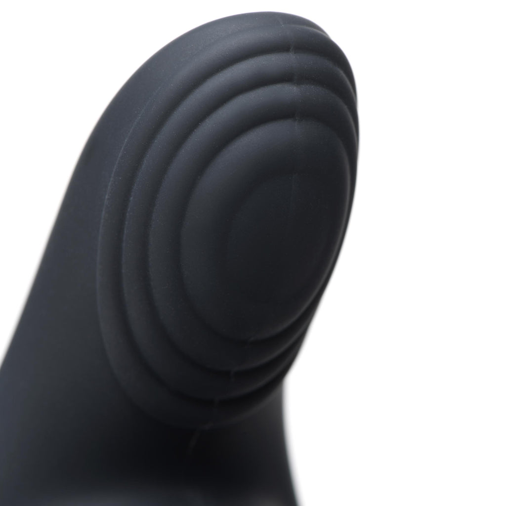 Rumblers 10X Triple Stim Silicone Vibrator Black