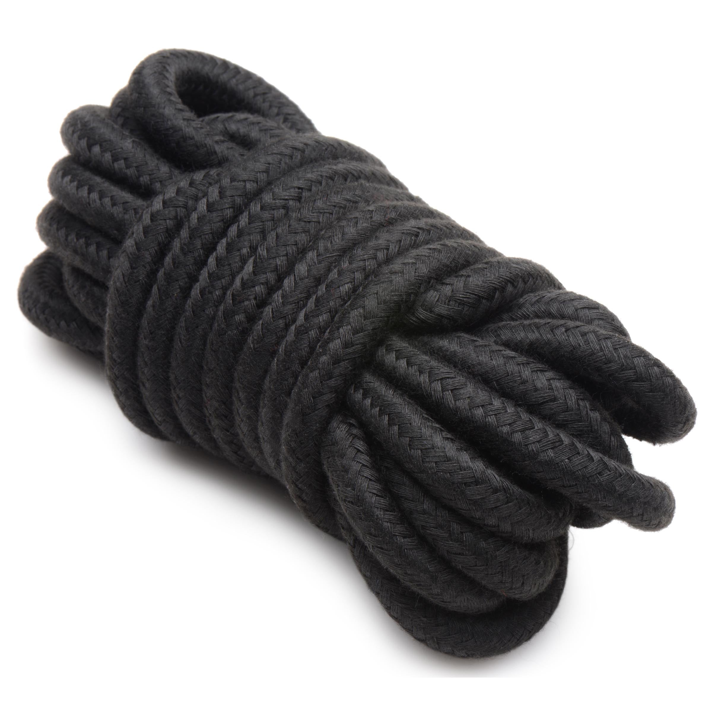 Master Series Hook Up 10 Piece Plush Bondage Set Black