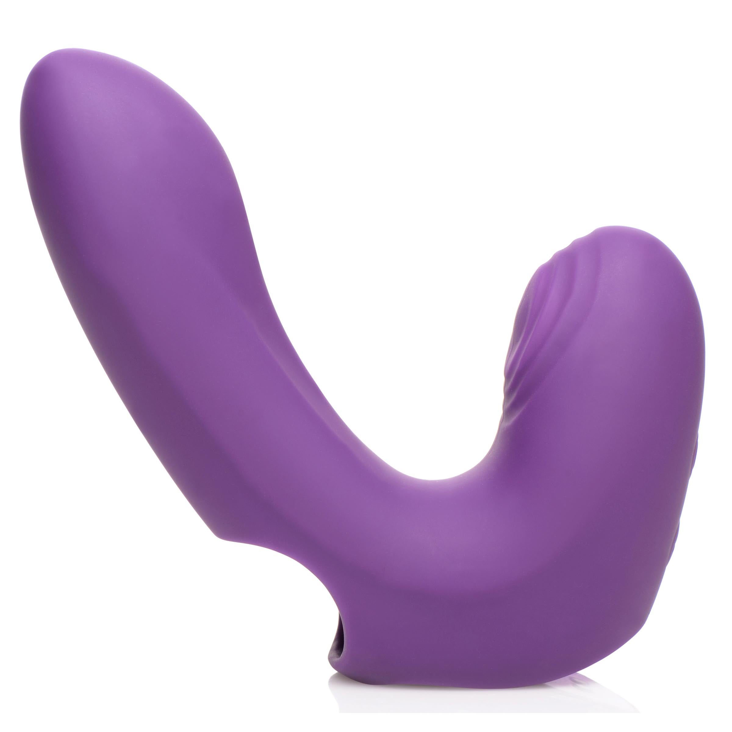 Inmi Finger-Pulse Silicone Pulsing Finger Vibrator Purple