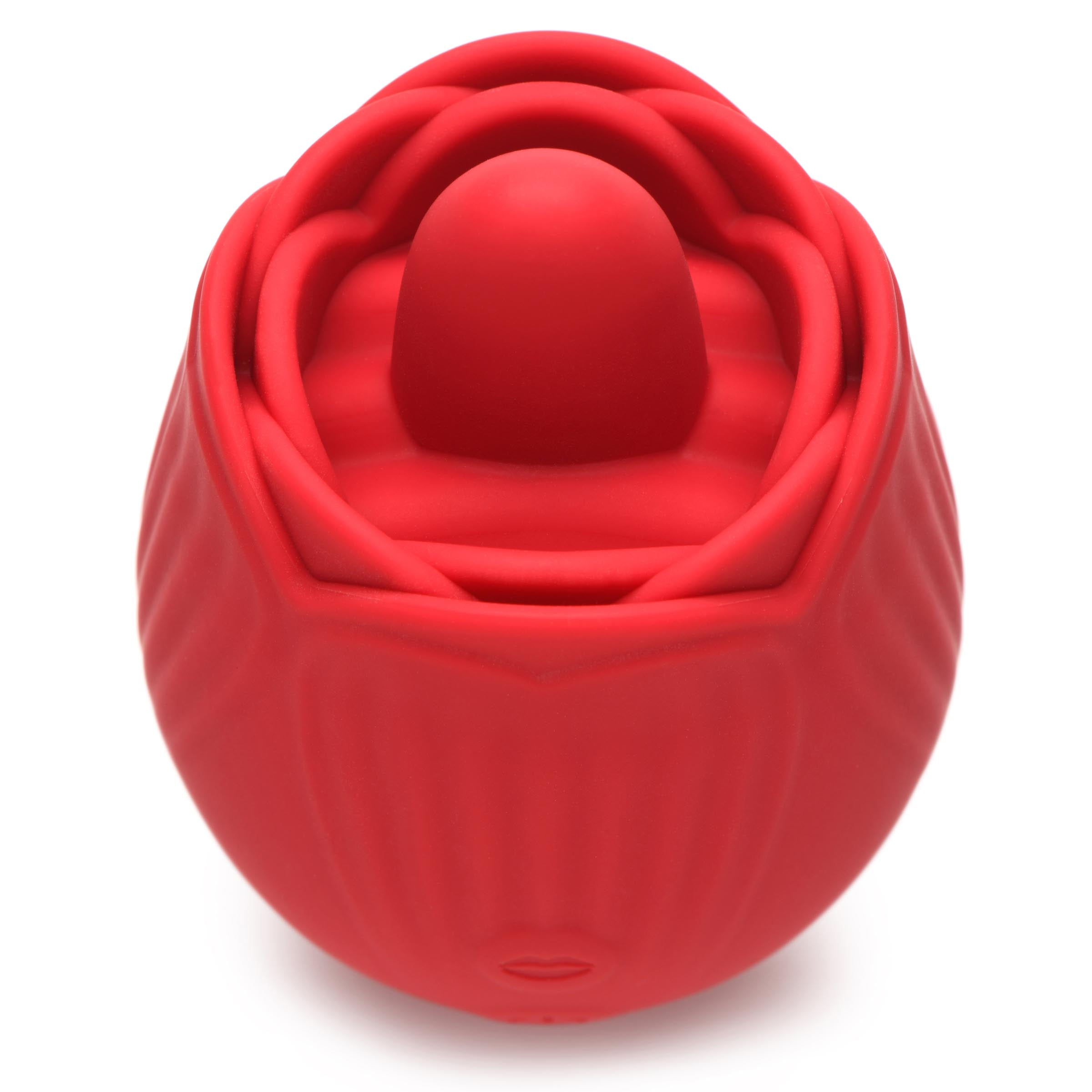 Bloomgasm 10X French Rose Licking and Vibrating Stimulator Red