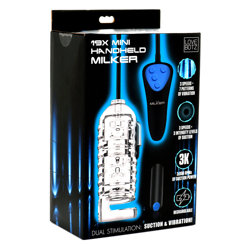 LoveBotz 19X Mini Handheld Milker Multi