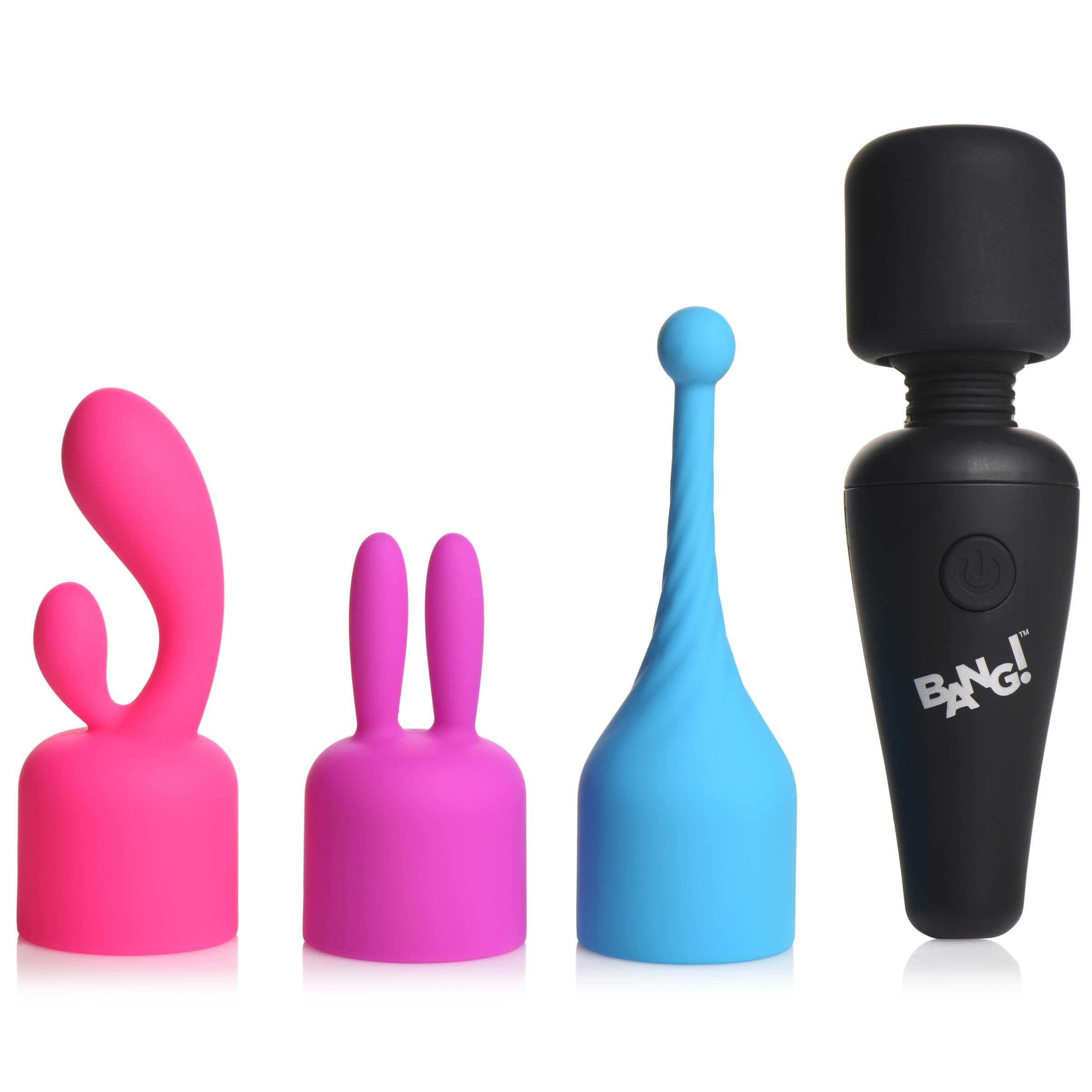 Bang! 10X Mini Wand with 3 Attachments Multi