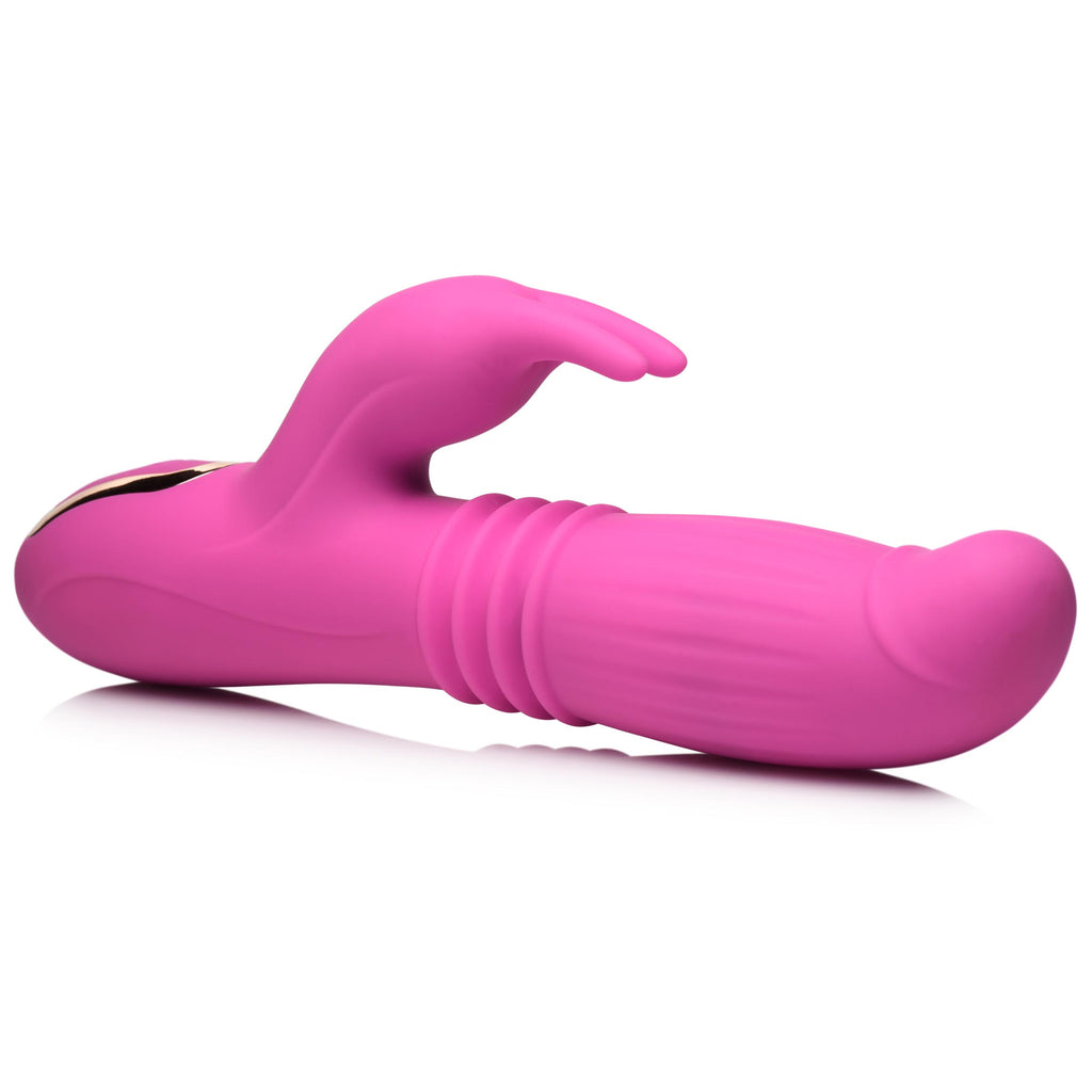 Inmi 35X Lil Swell Thrusting and Swelling Silicone Rabbit Vibrator Pink