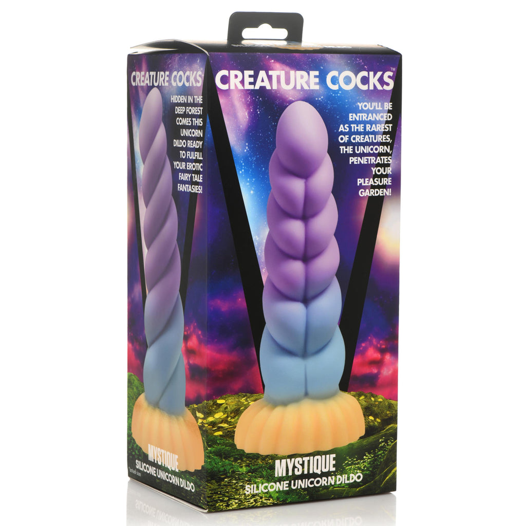 Creature Cocks Mystique Silicone Unicorn Dildo Multi