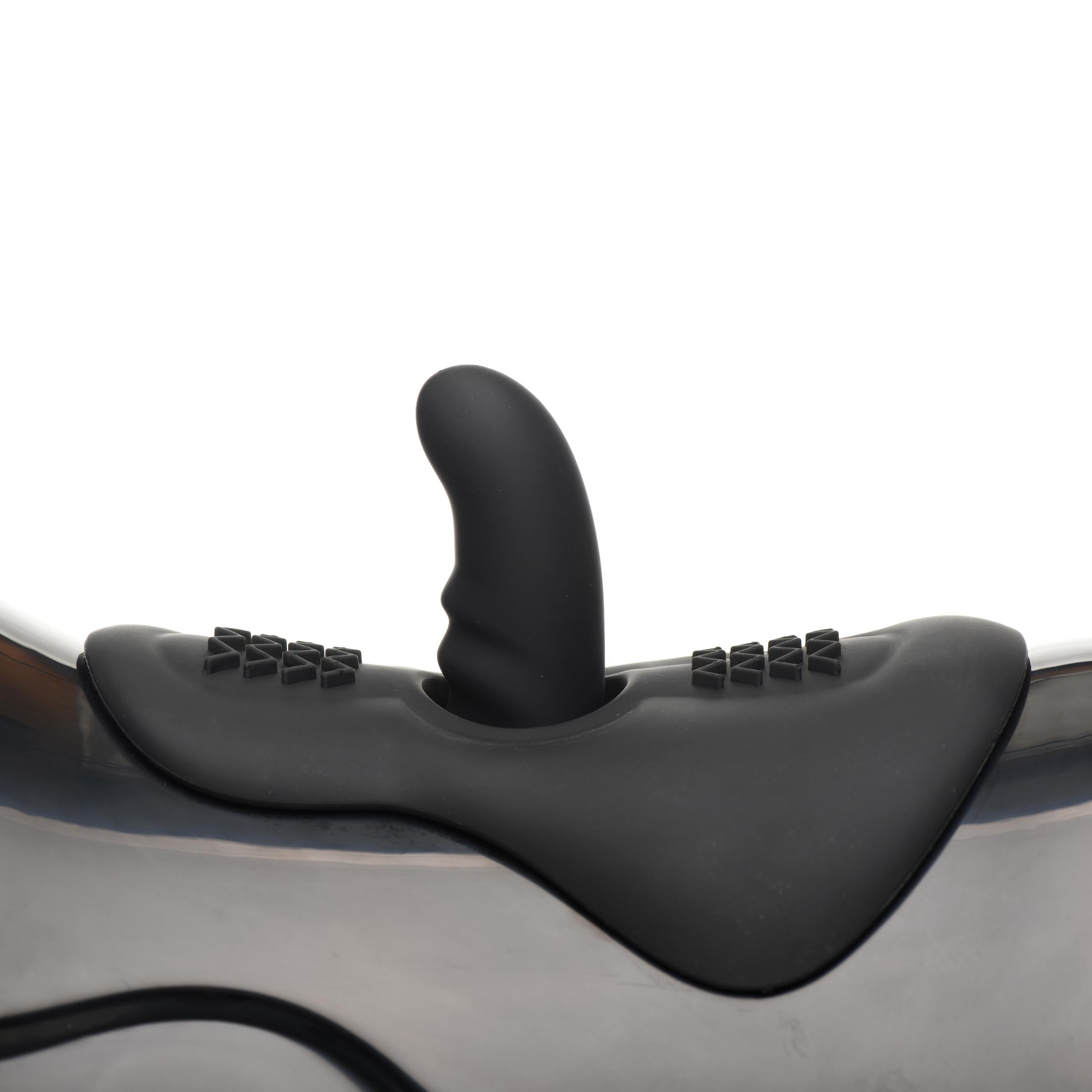 LoveBotz The Bucking Saddle 10X Thrusting and Vibrating Saddle Sex Machine Black