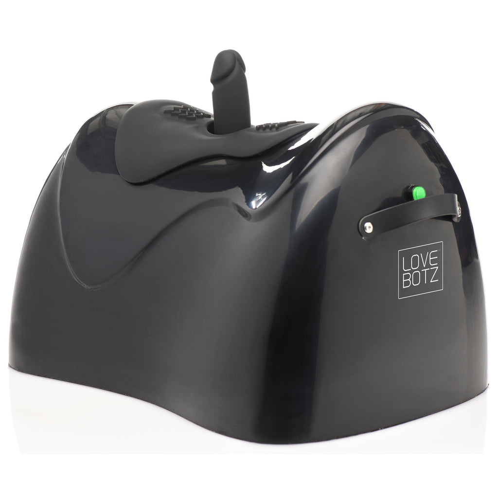 LoveBotz The Bucking Saddle 10X Thrusting and Vibrating Saddle Sex Machine Black