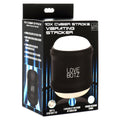 LoveBotz 10X Cyber Stroke Vibrating Masturbator Black