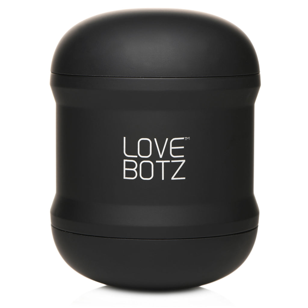 LoveBotz 10X Cyber Stroke Vibrating Masturbator Black