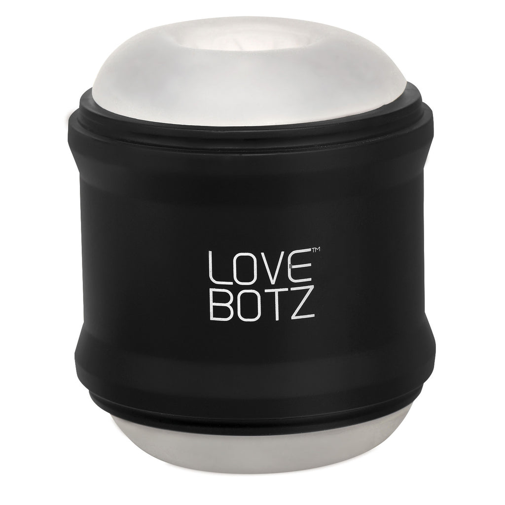 LoveBotz 10X Cyber Stroke Vibrating Masturbator Black