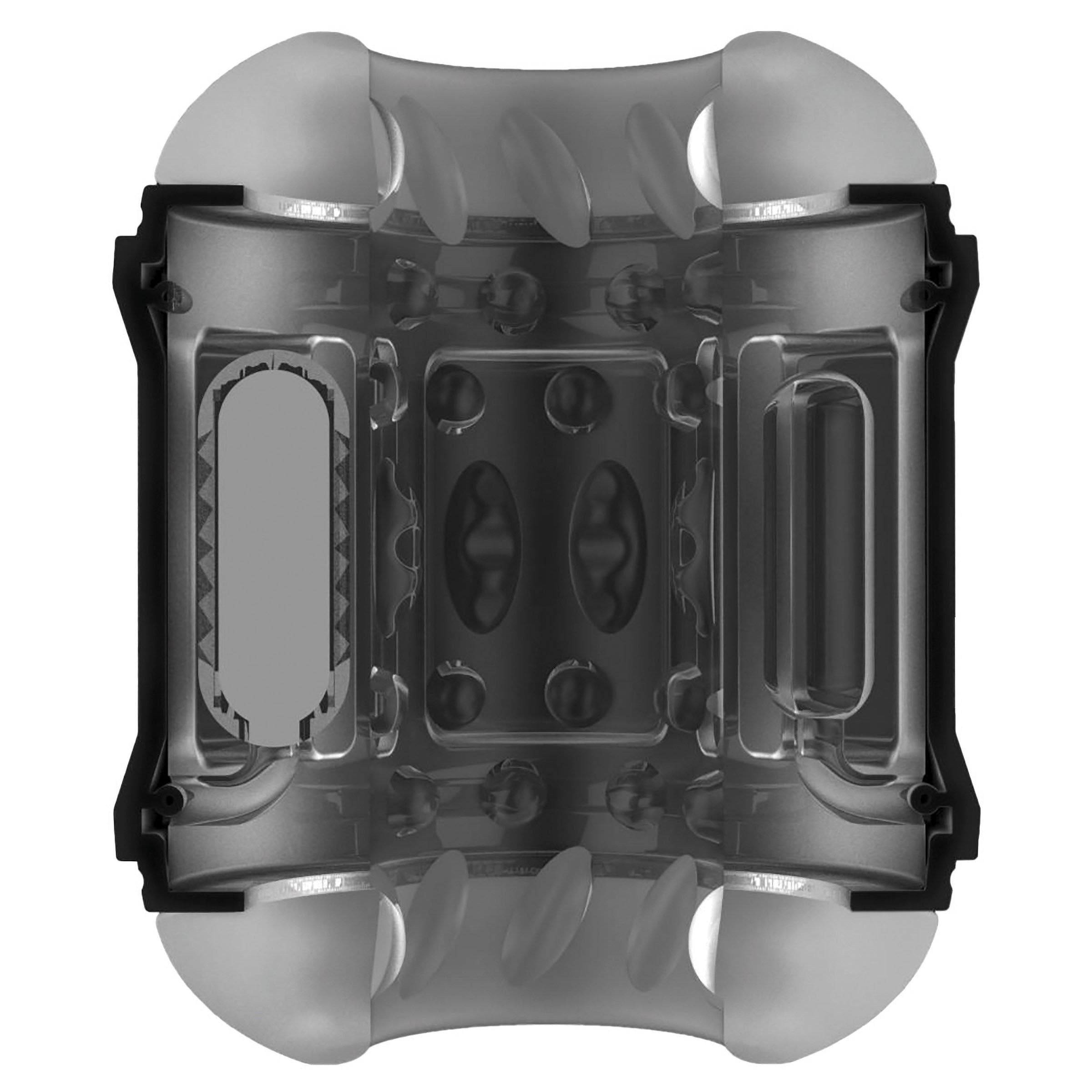 LoveBotz 10X Cyber Stroke Vibrating Masturbator Black