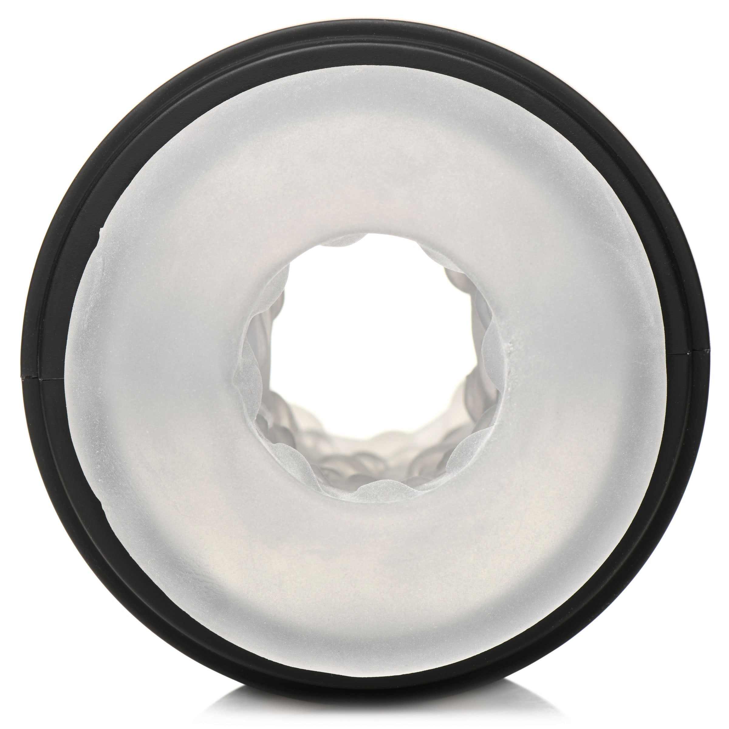 LoveBotz 10X Cyber Stroke Vibrating Masturbator Black