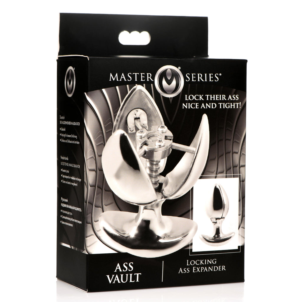 Master Series Ass Vault Locking Anal Expander Grey