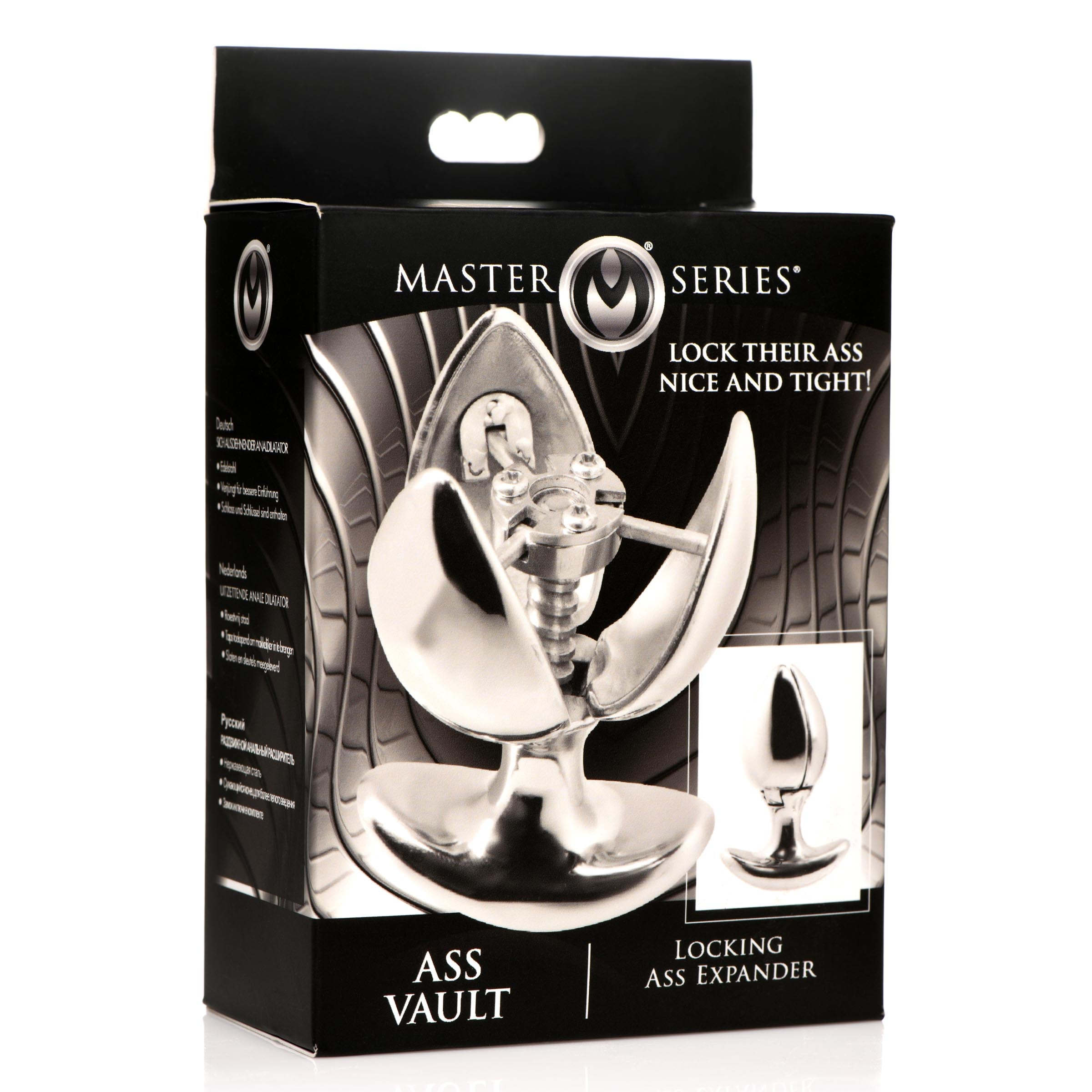 Master Series Ass Vault Locking Anal Expander Grey