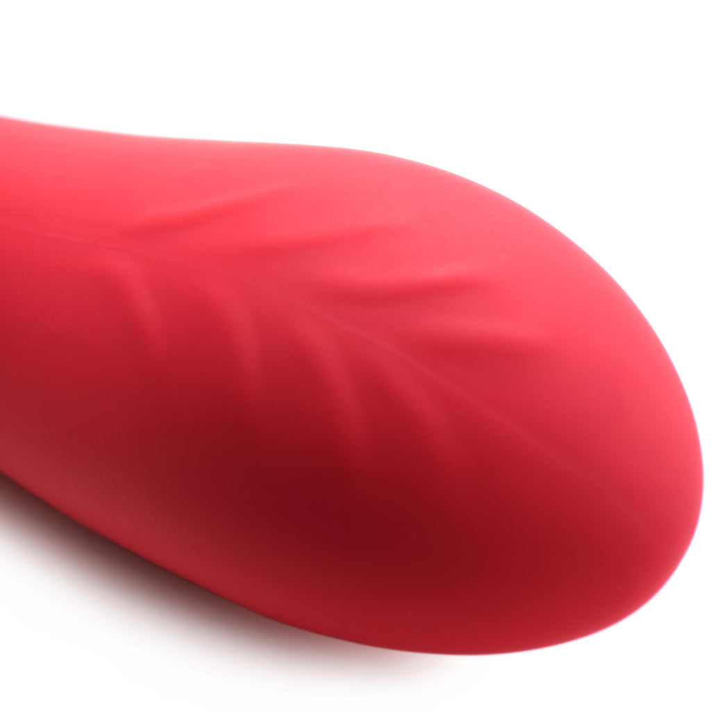 Bloomgasm Regal Rose Licking Rose Vibrator Red