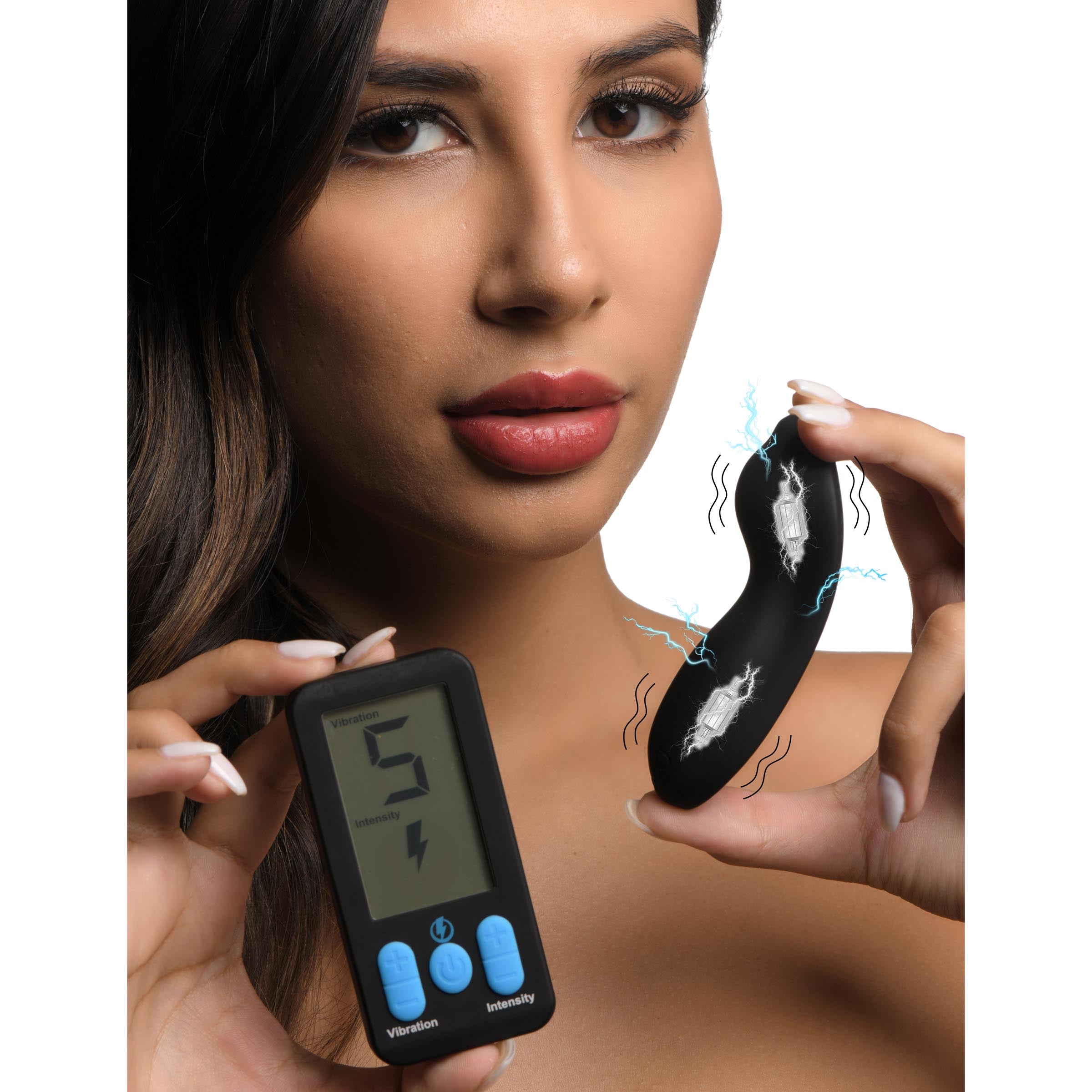 Zeus Electrosex E-Stim Panty Vibe with Remote Control Black
