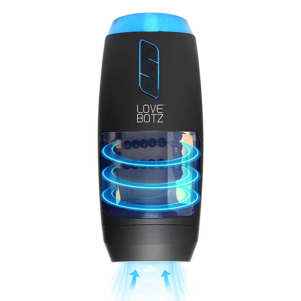 LoveBotz The Milker Slider 18X Stroking Masturbator Black