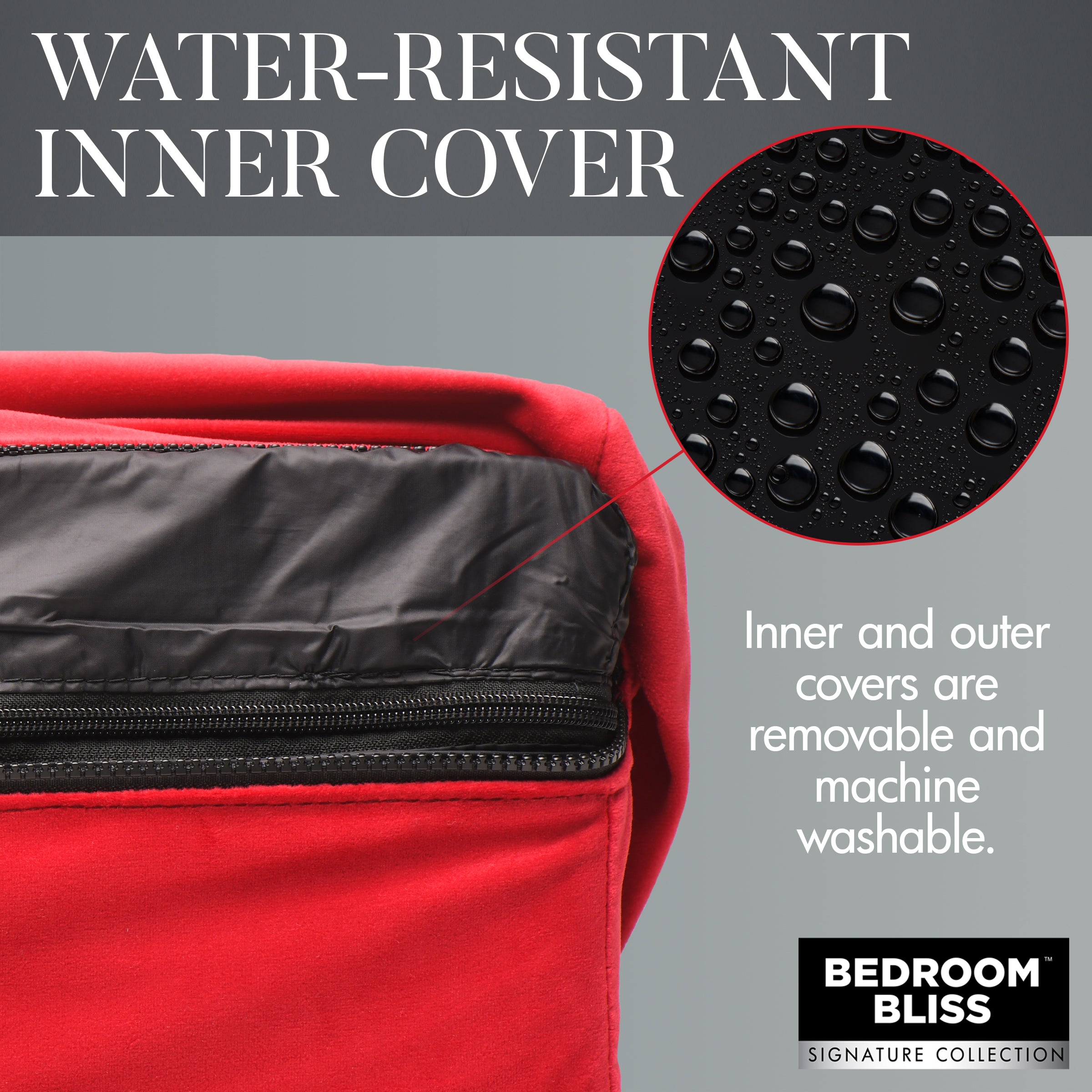 Bedroom Bliss Signature Collection Love Couch Red