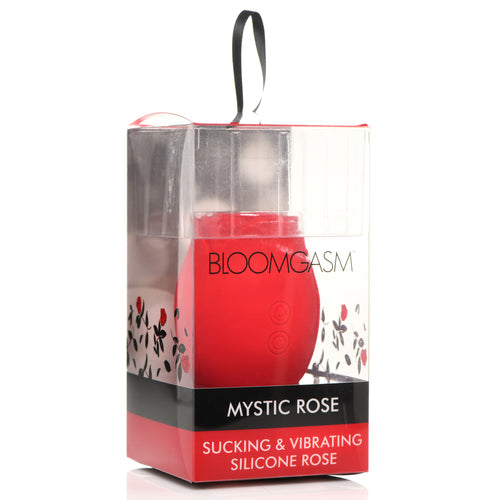 Bloomgasm Mystic Rose Sucking and Vibrating Silicone Rose Red