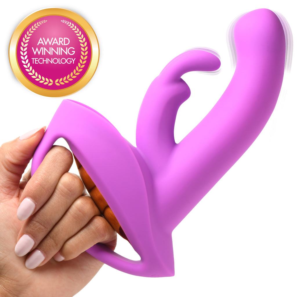 Inmi 12X Come-Hither Rocker Silicone Vibrator Pink