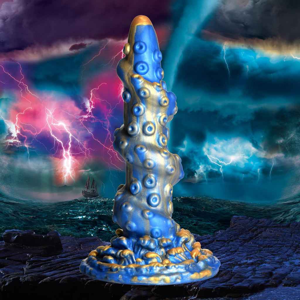 Creature Cocks Lord Kraken Tentacled Silicone Dildo Blue