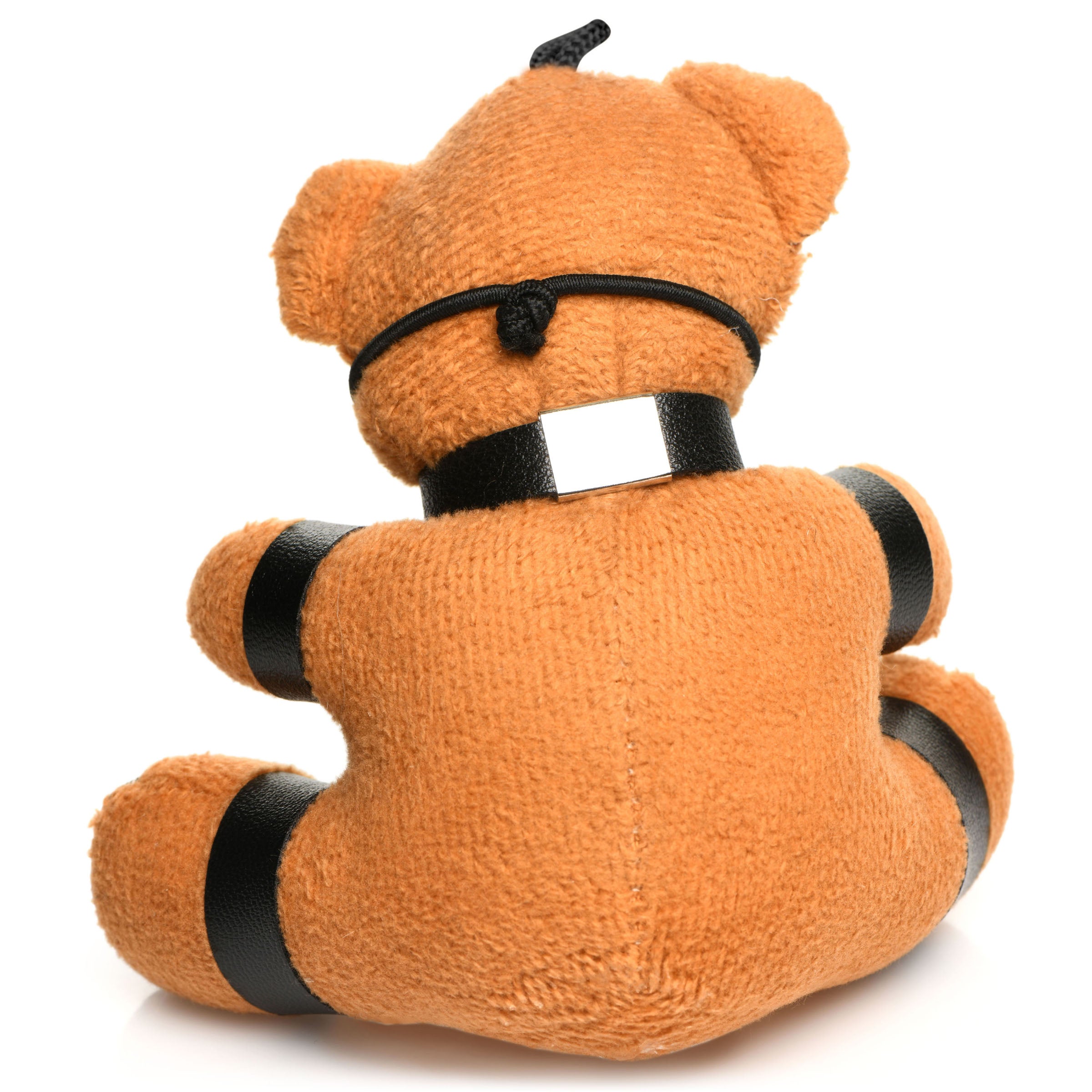 Master Series Gagged Teddy Bear Keychain Brown