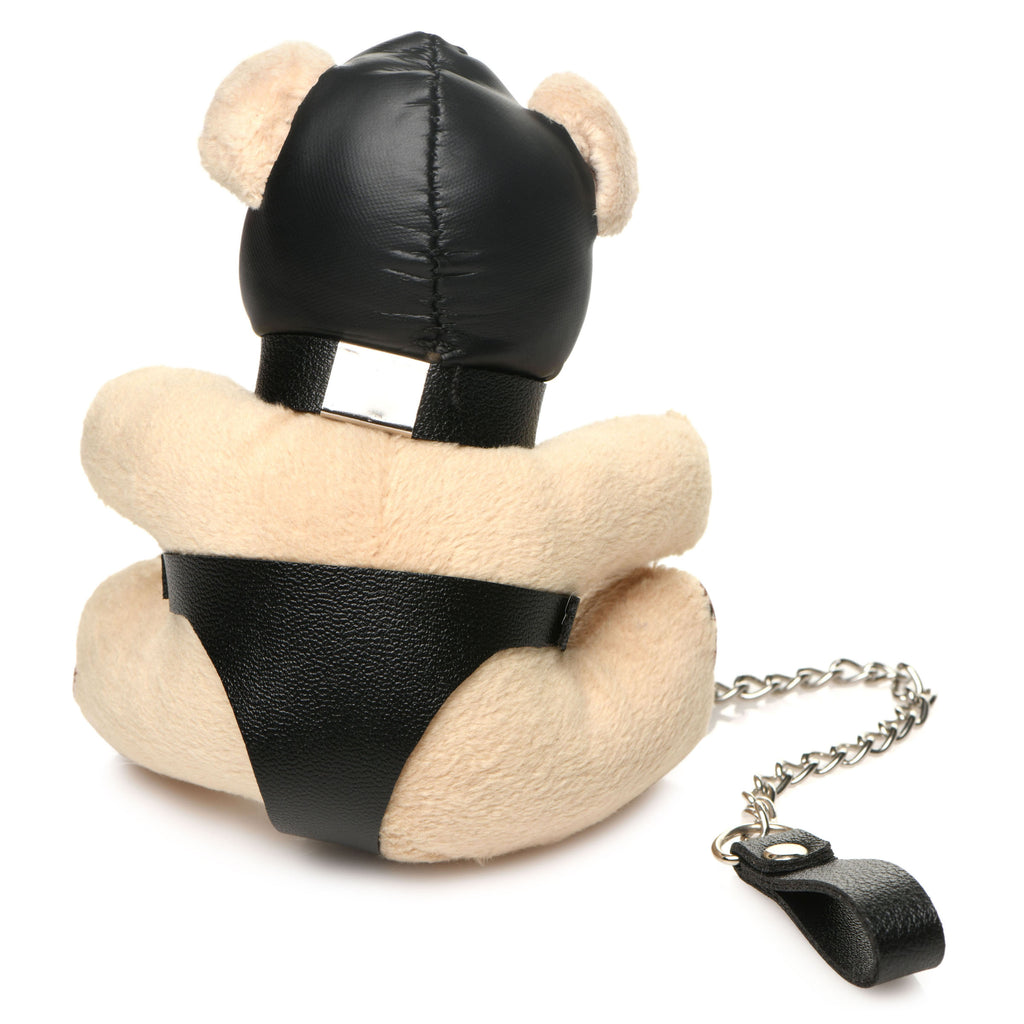 Master Series Hooded Teddy Bear Keychain Brown
