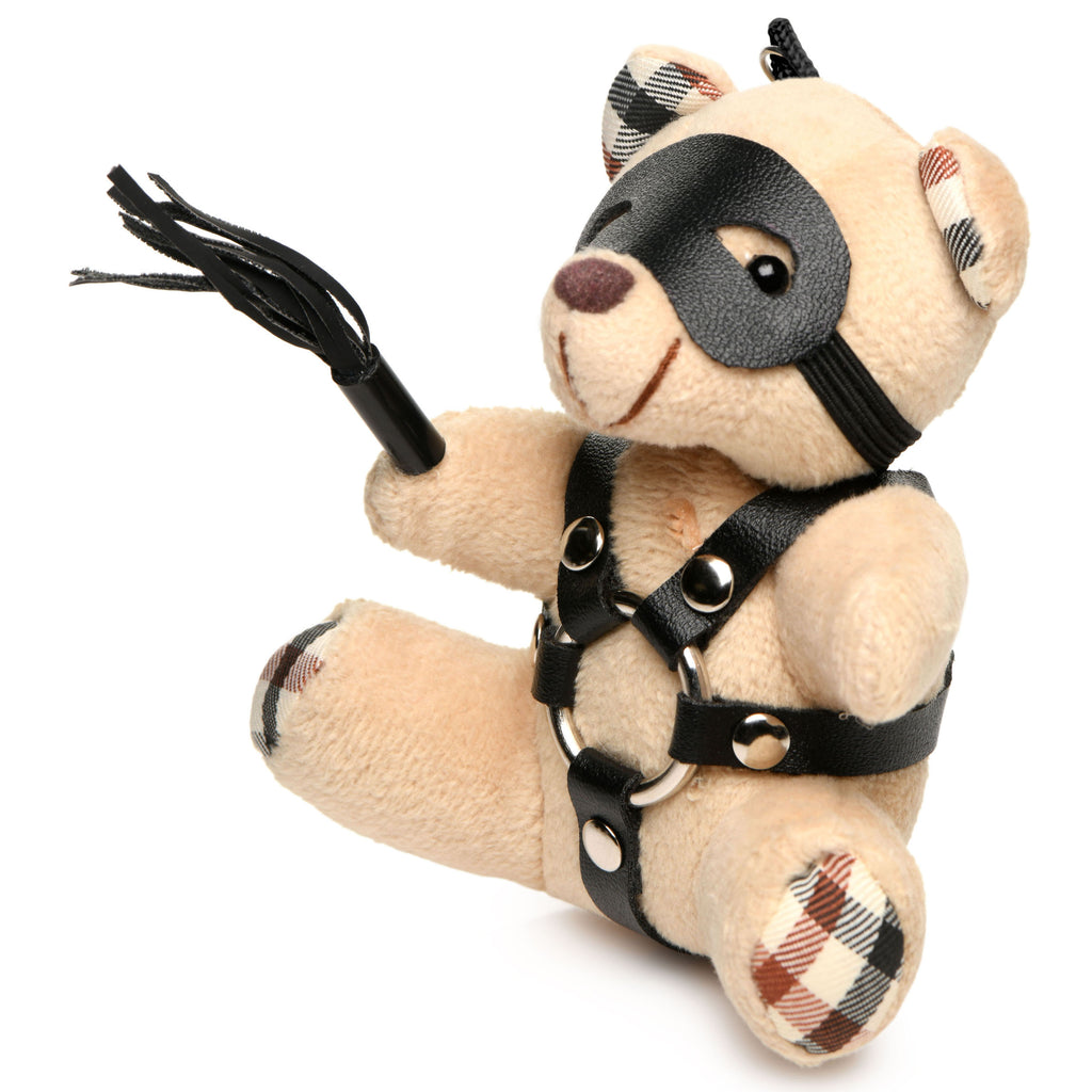 Master Series BDSM Teddy Bear Keychain Brown