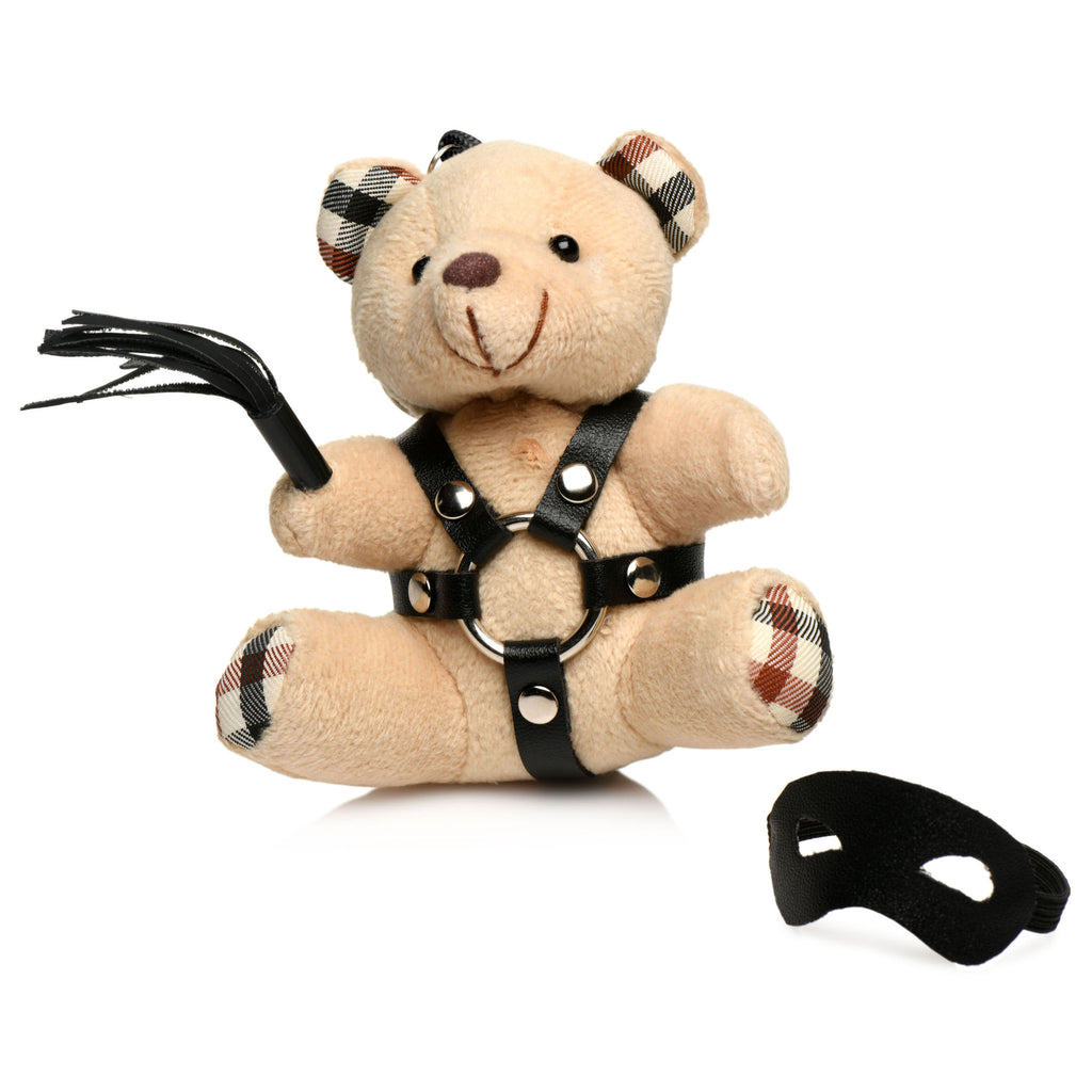 Master Series BDSM Teddy Bear Keychain Brown