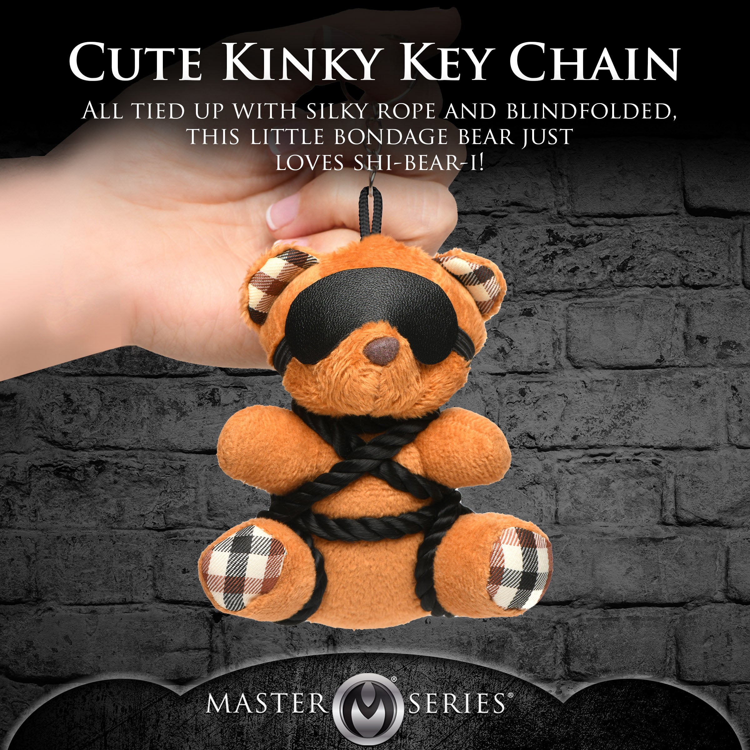 Master Series ShiBeari Teddy Bear Keychain Brown