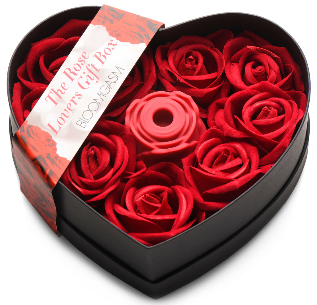 Bloomgasm The Rose Lover's Gift Box 10X Clit Suction Rose - Red Red
