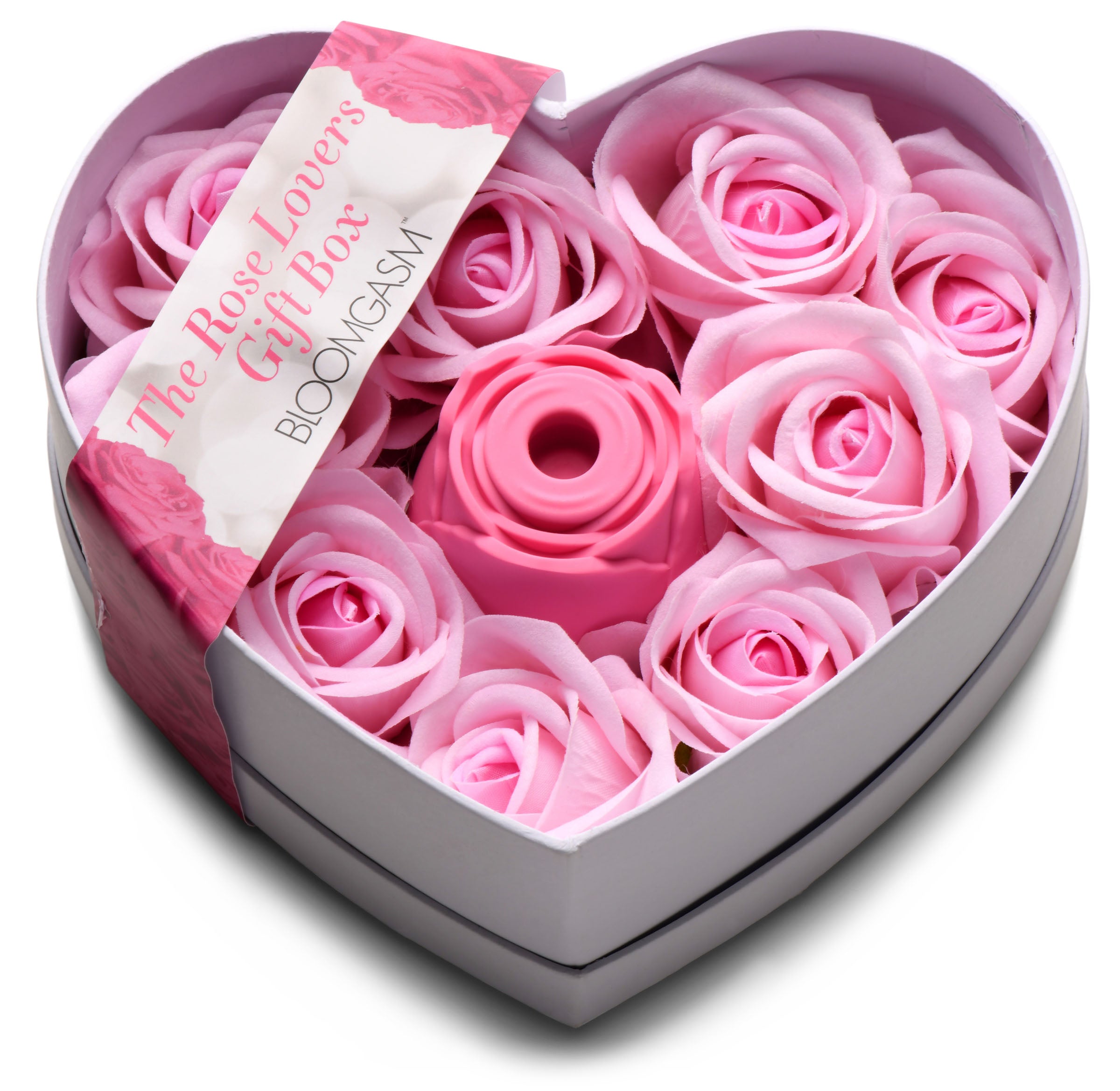 Bloomgasm The Rose Lovers Gift Box 10x Clit Suction Rose - Pink Pink