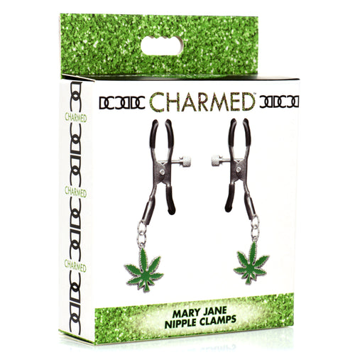 Charmed Mary Jane Nipple Clamps Green