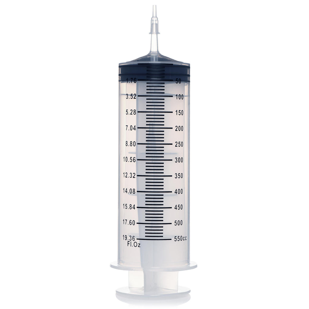 CleanStream Enema Syringe with Tube - 550ml Clear