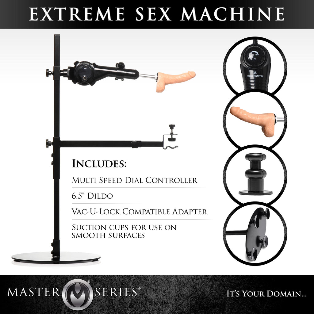 Master Series The Dicktator 2.0 Extreme Sex Machine Black