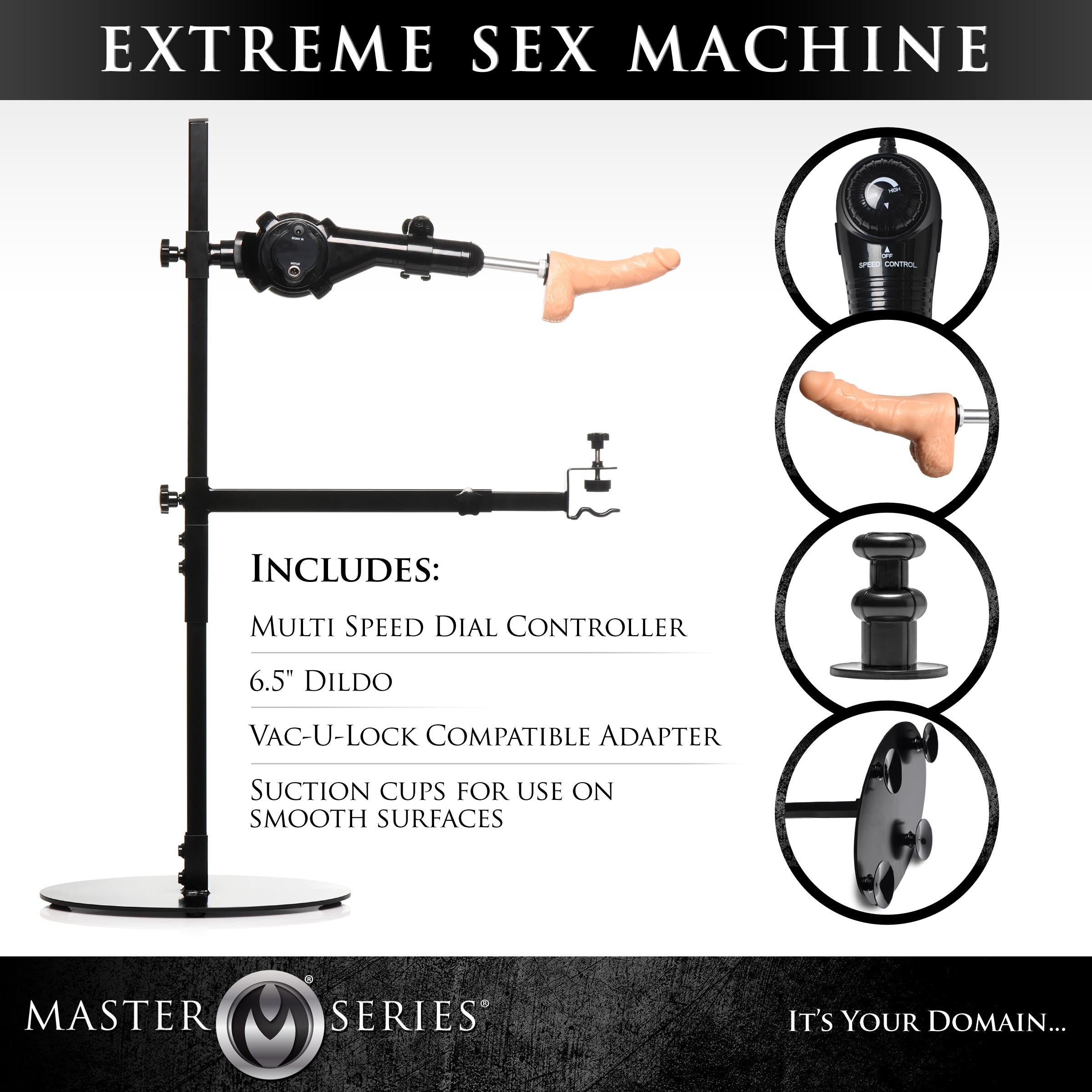 Master Series The Dicktator 2.0 Extreme Sex Machine Black