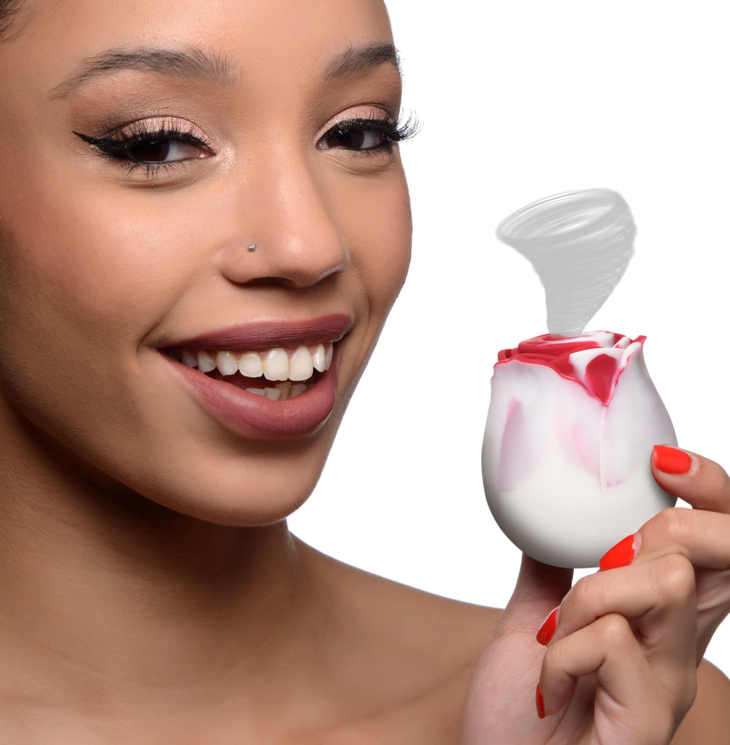 Bloomgasm The Rose Lovers Gift Box 10x Clit Suction Rose - Swirl Multi