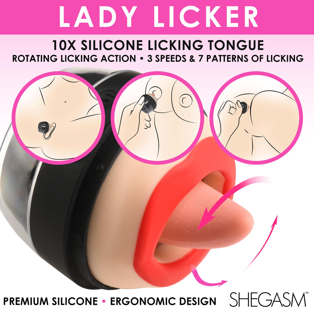 Lickgasm Lady Licker Clitoral Stimulator Multi
