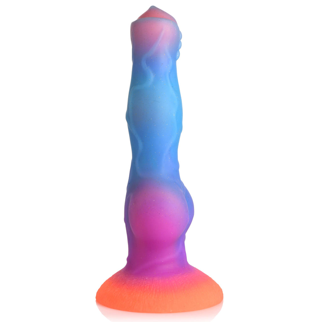 Creature Cocks Space Cock Glow-in-the-Dark Silicone Alien Dildo Multi