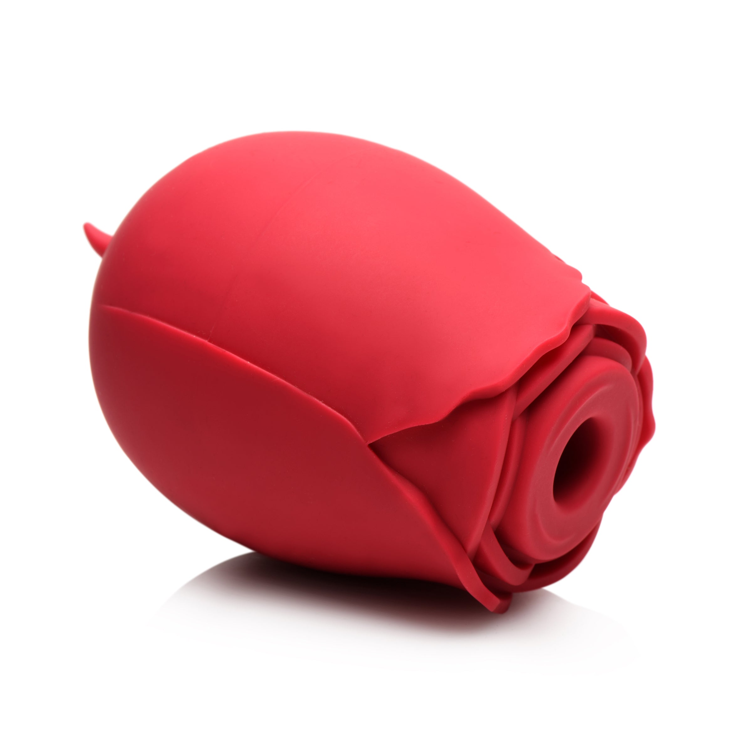 Bloomgasm The Double Tease Rose 10X Sucking and Licking Silicone Stimulator Red