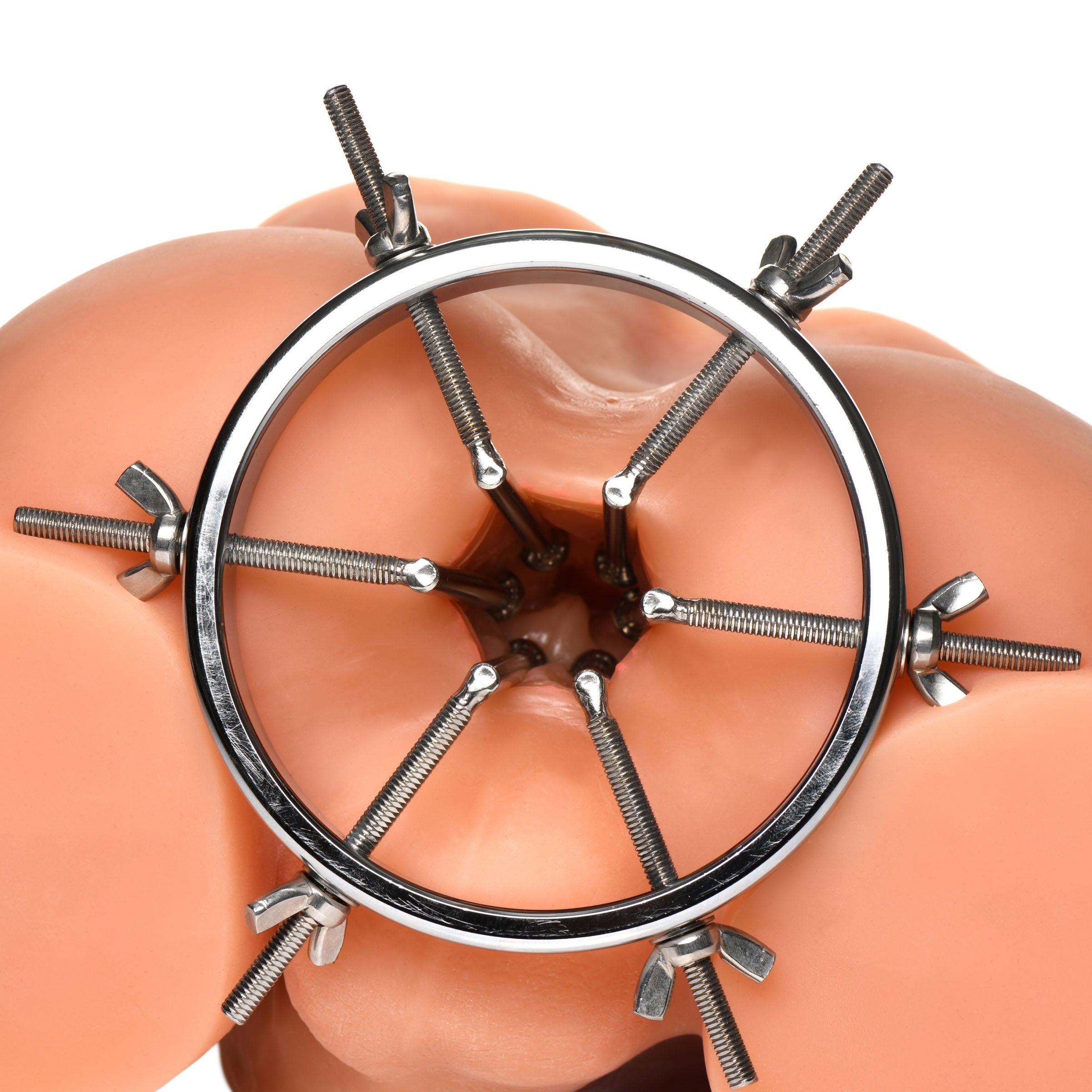 Master Series Oculus Stainless Steel Anal Explorer Grey